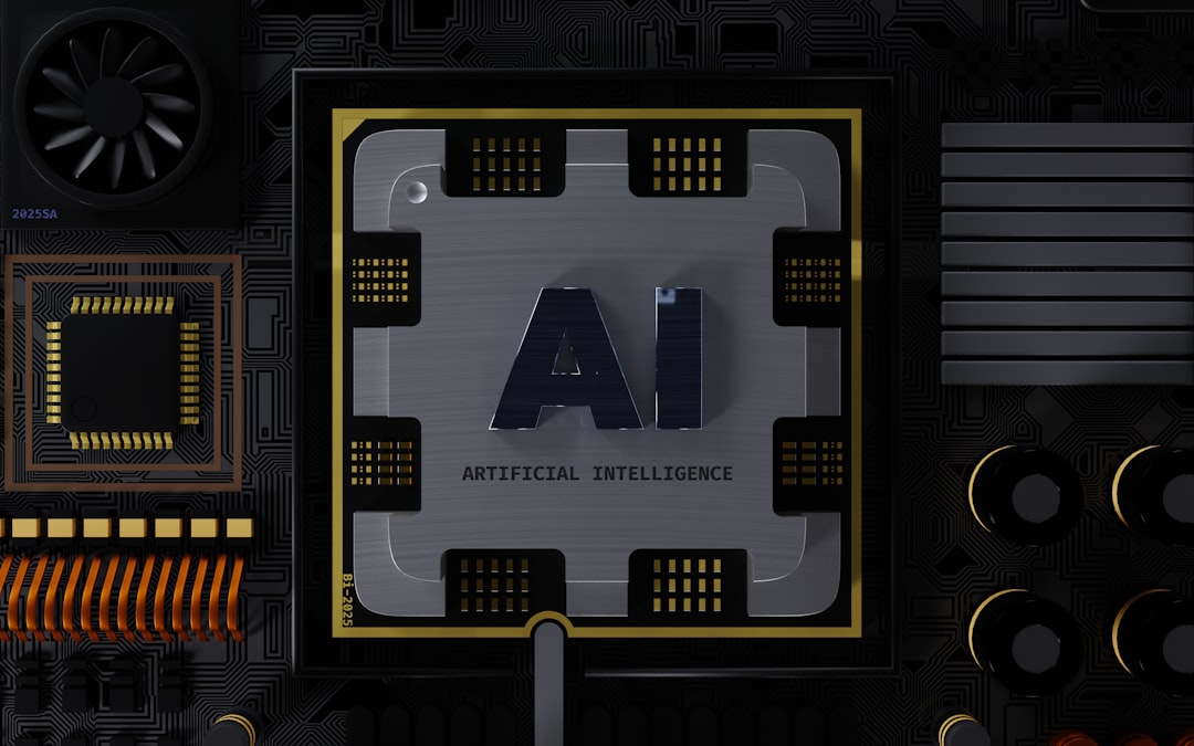 An AI processor chip, representing the GPU computing demands driving Kubernetes cost optimization